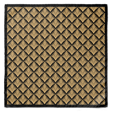 Leafy hypnosis Silk pocket square